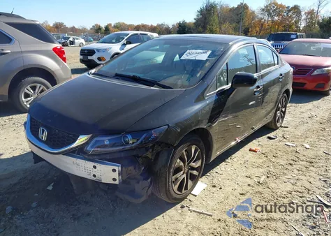 2014 Honda Civic Ex из США, поврежденный, VIN 2HGFB2F86EH556136